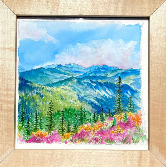 Alpine Lakes Wilderness | Original Watercolor Painting - Emma H. Baldwin