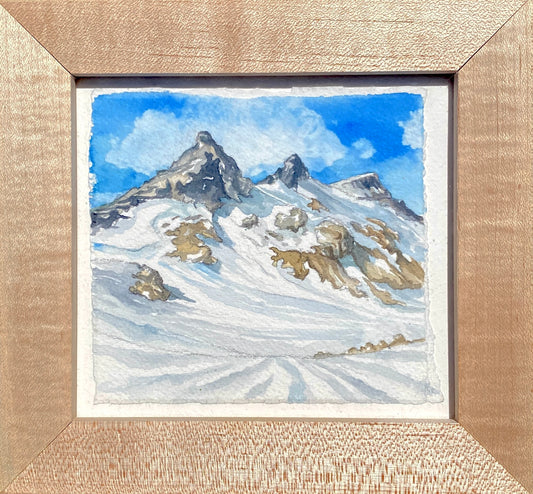 Descending from Neve Col | Original Watercolor Painting - Emma H. Baldwin