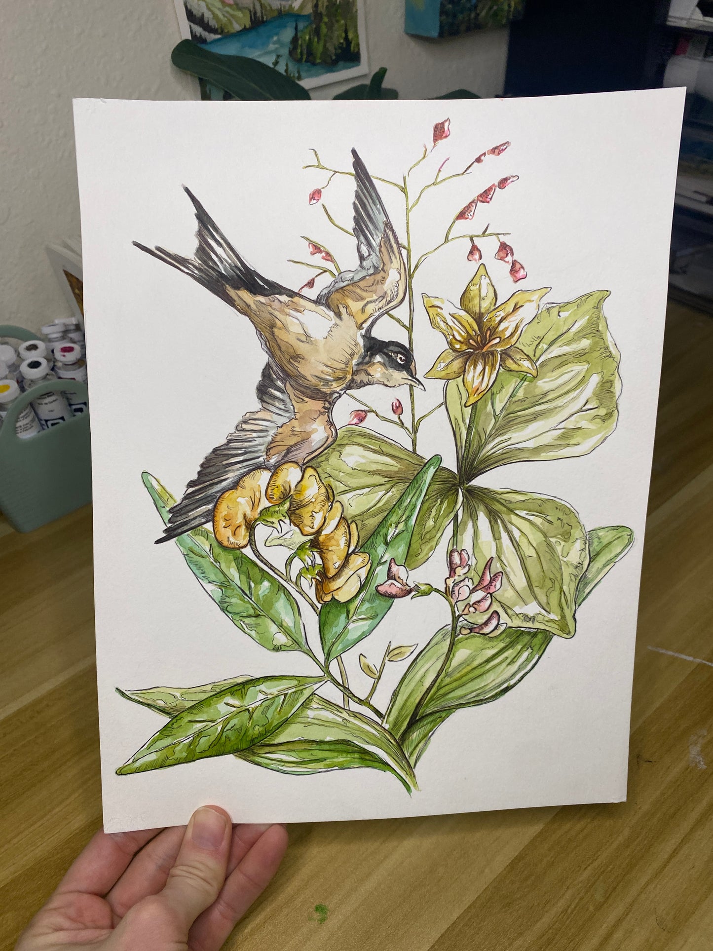 In Flight | Original Watercolor Painting