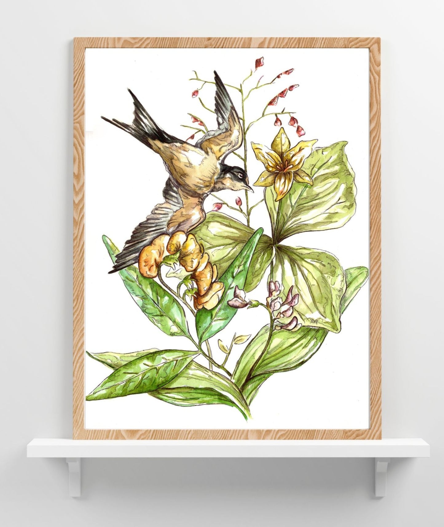 In Flight | Original Watercolor Painting