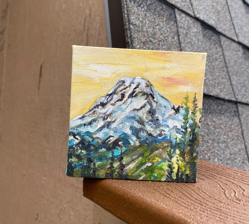 Mount Adams Original Oil Painting