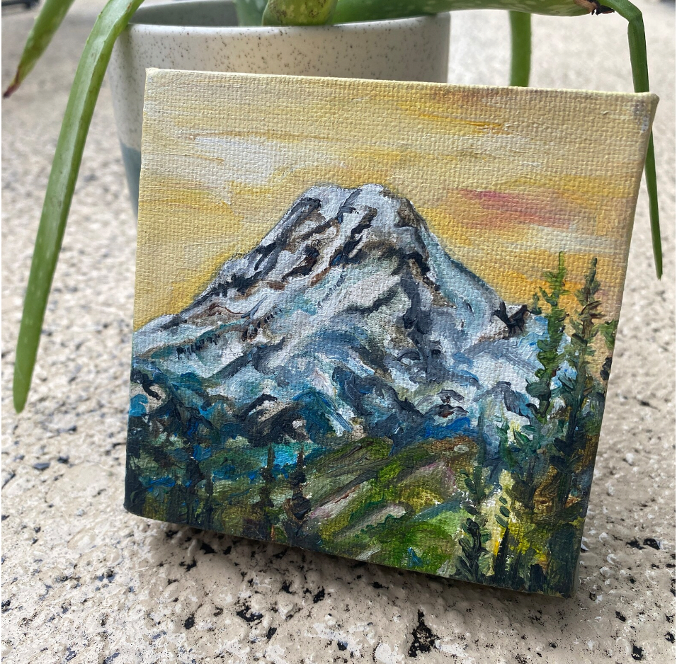 Mount Adams Original Oil Painting