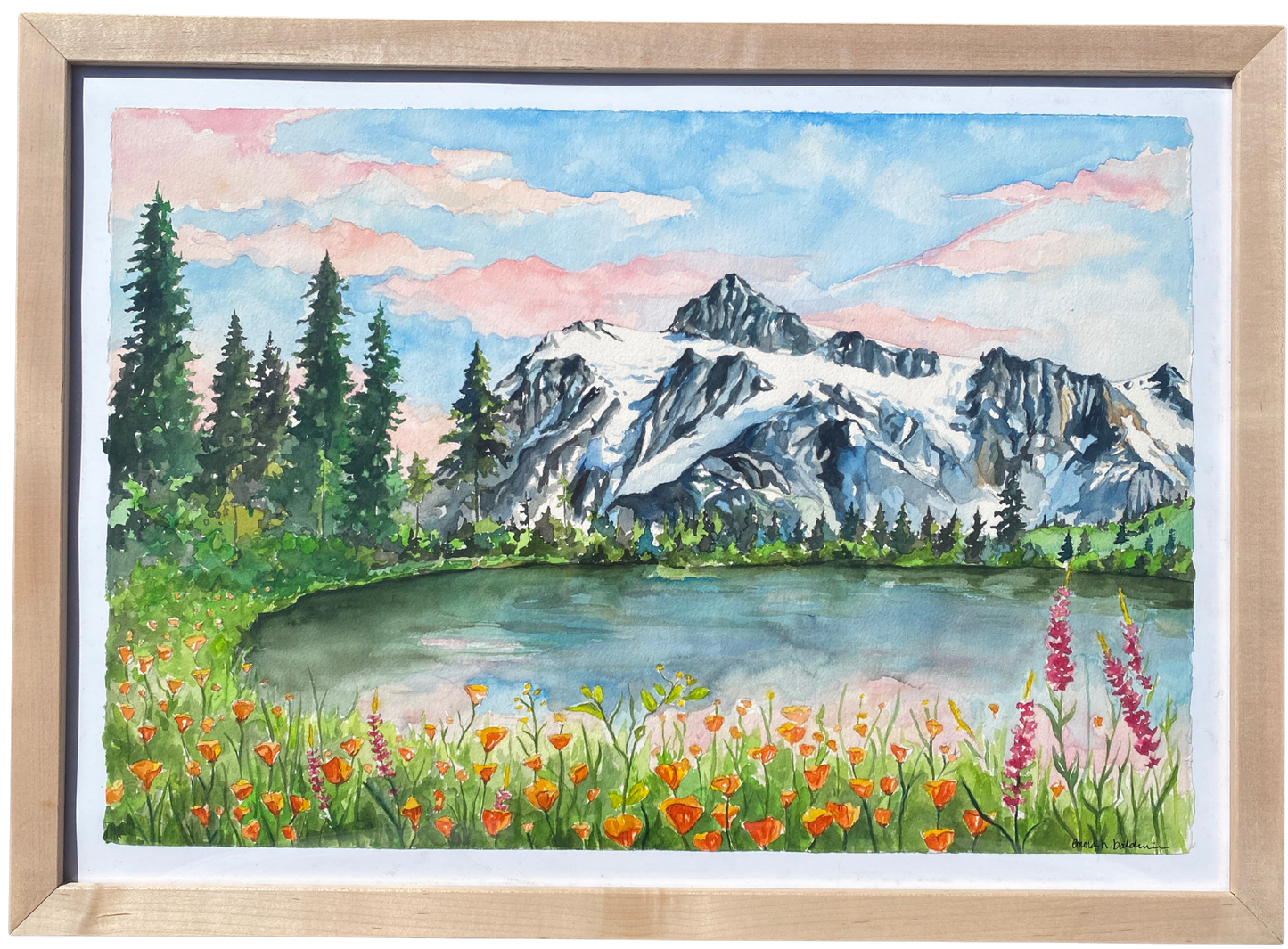 Mt. Shuksan | Original Watercolor Painting