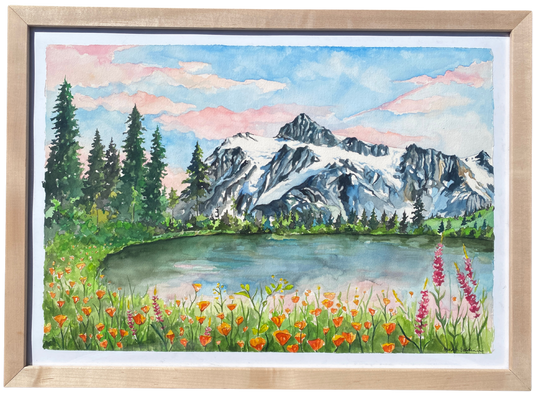 Mt. Shuksan | Original Watercolor Painting
