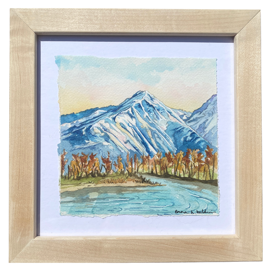 Wedge Mountain on the Wenatchee | Original Watercolor Painting - Emma H. Baldwin