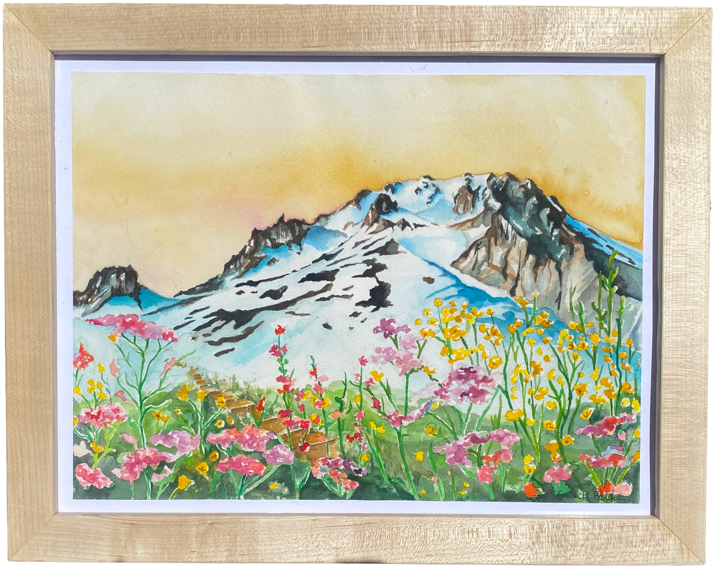 Mt. Hood Wildflowers | Original Watercolor Painting