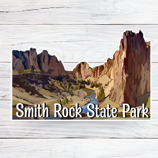 Smith Rock State Park Sticker | Oregon State Park