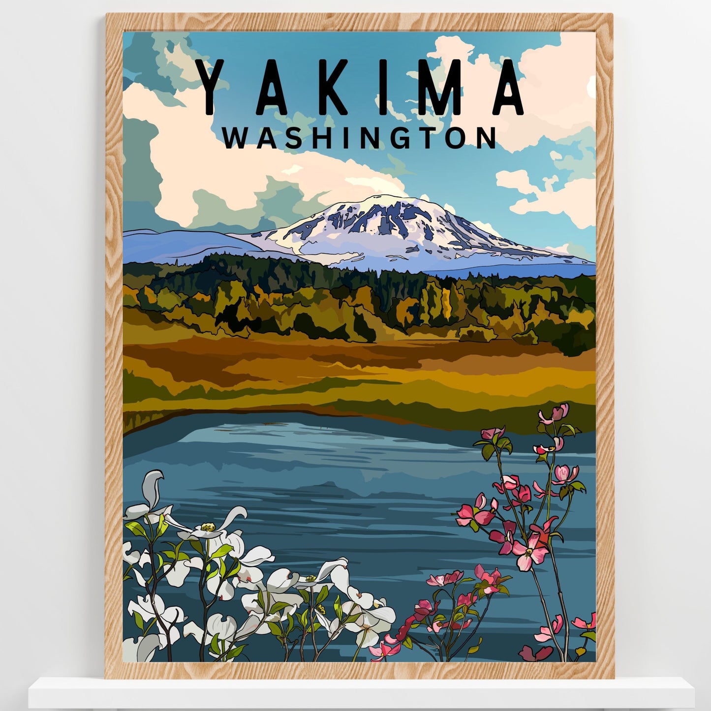Yakima, Washington Poster Art | Washington