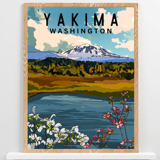 Yakima, Washington Poster Art | Washington