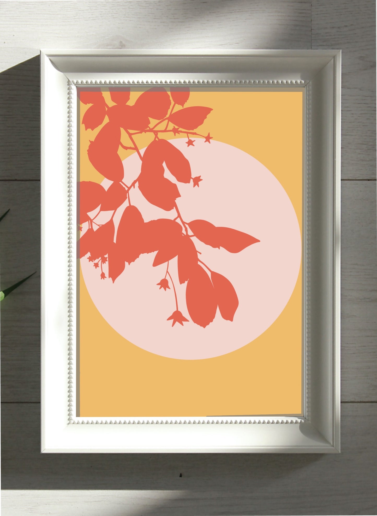 Floral Graphic Print |  Minimalist Floral Print