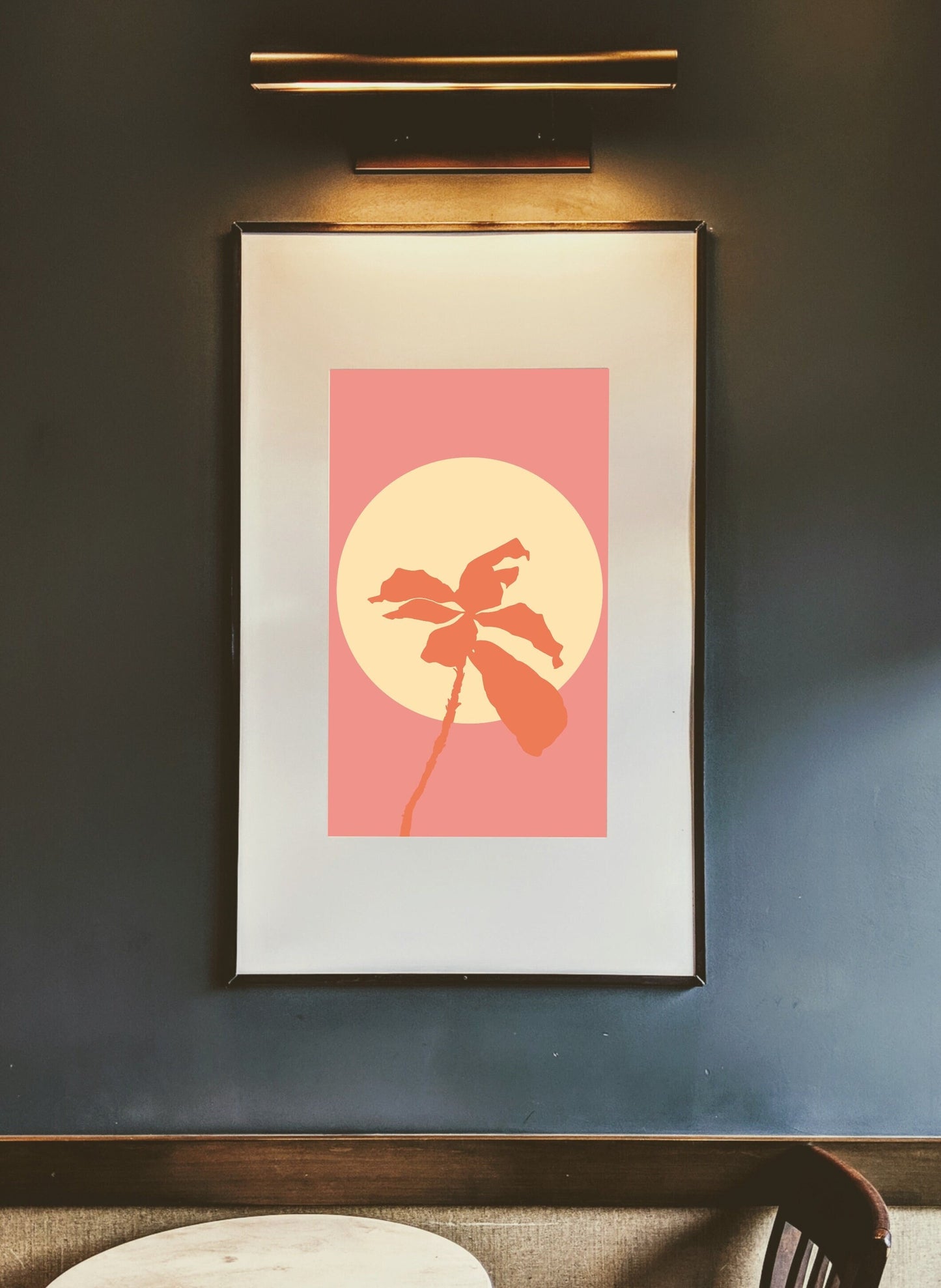 Pink and Yellow Floral Print |  Graphic Floral Print