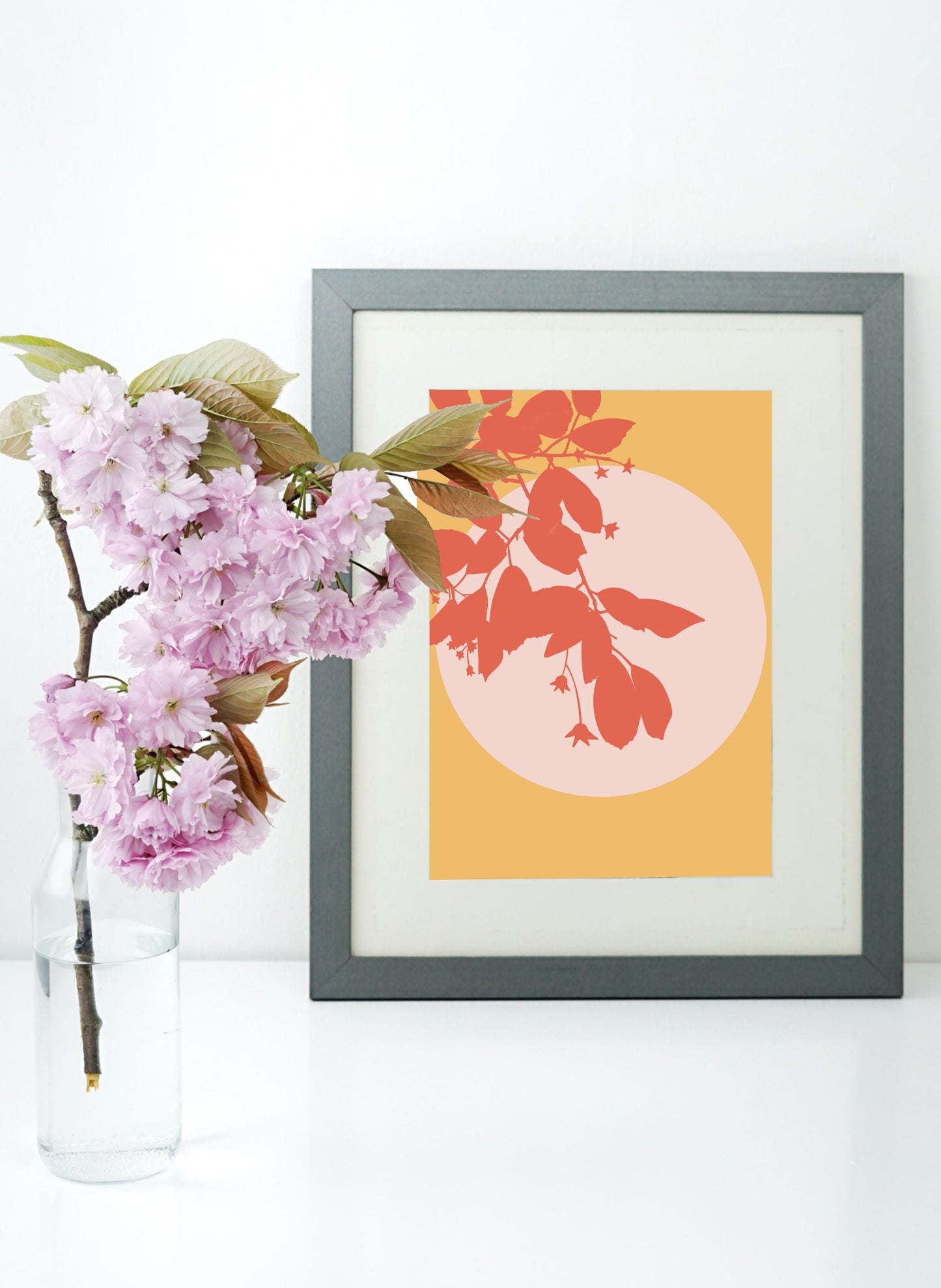 Floral Graphic Print |  Minimalist Floral Print