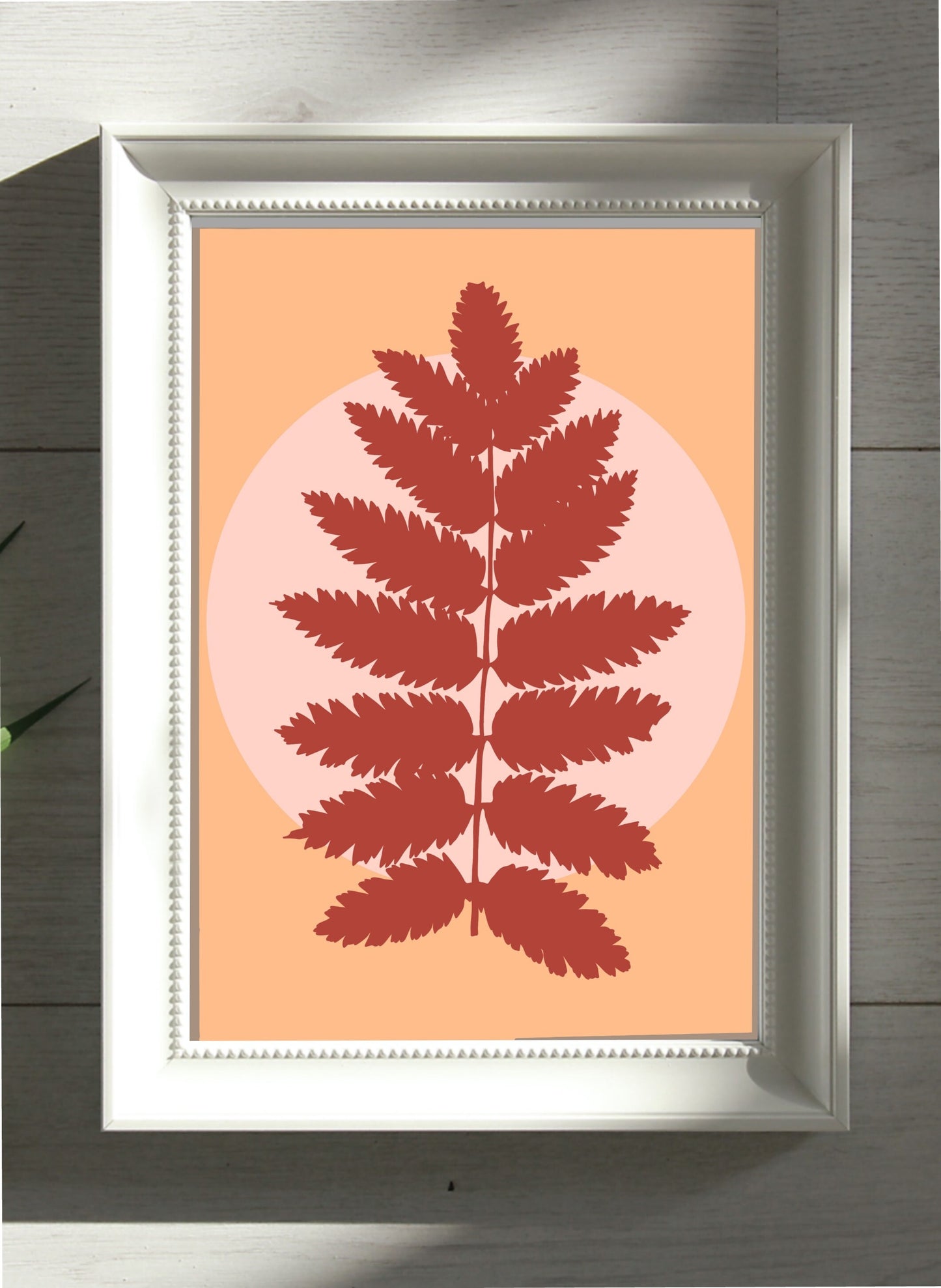 Graphic Leaf Prints | SET OF 2
