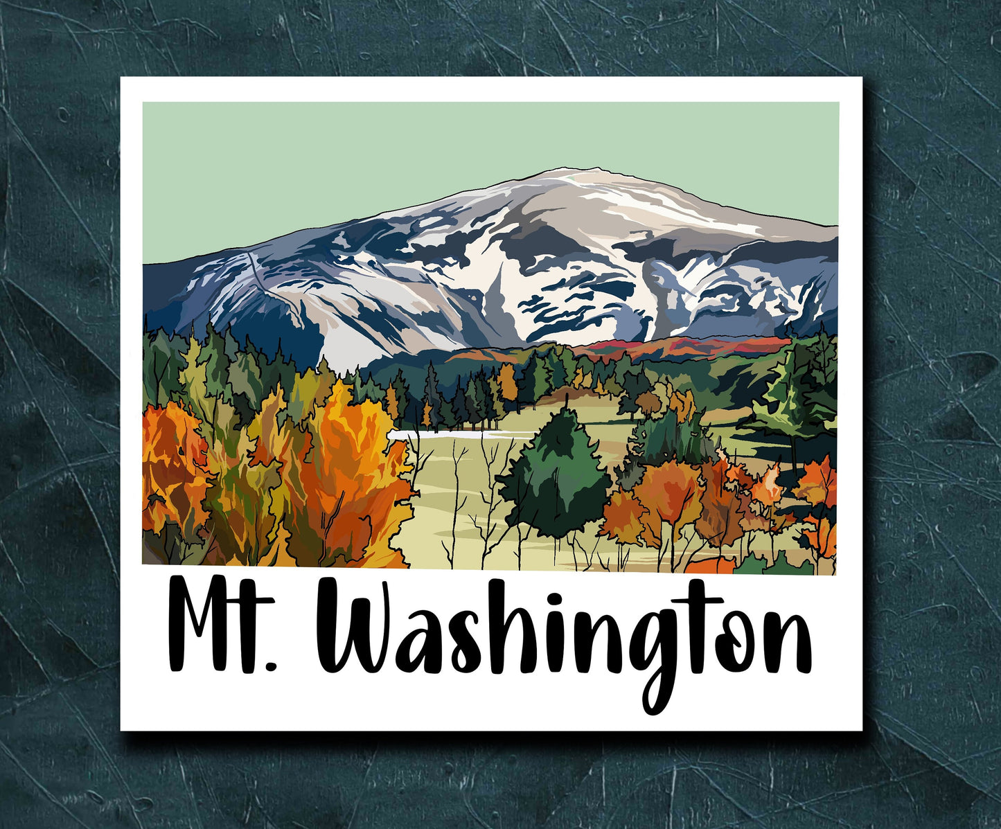 Mount Washington New Hampshire | Mountain Sticker