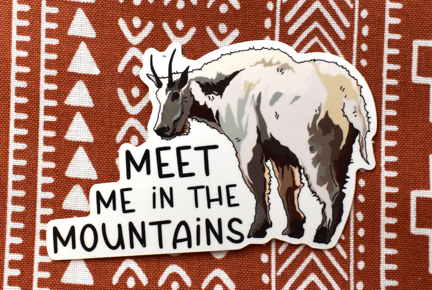 Mountain Goat Sticker Decal | Hiking Vinyl Decal