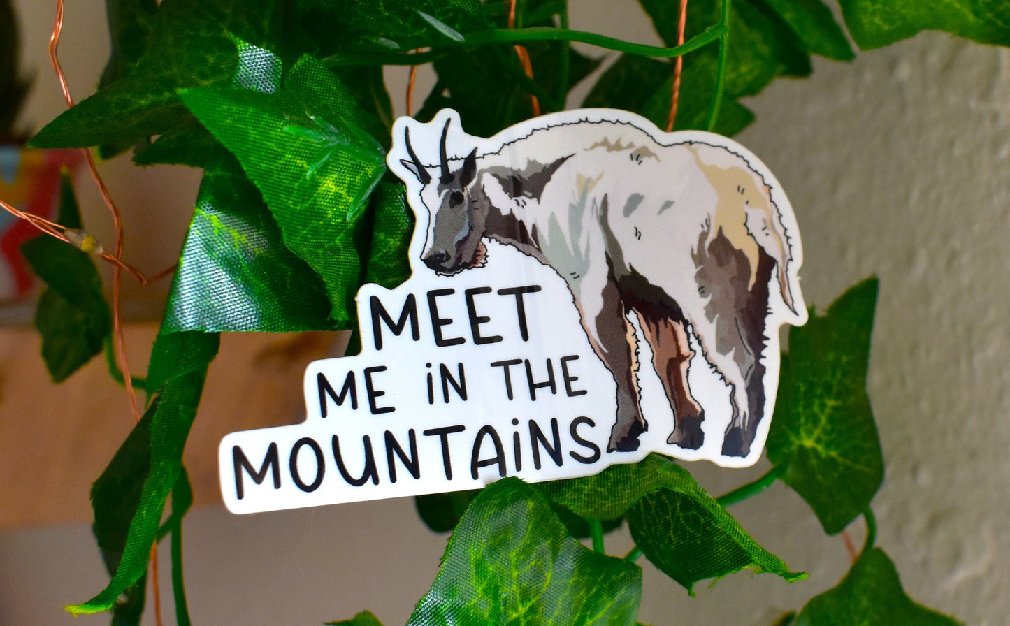 Mountain Goat Sticker Decal | Hiking Vinyl Decal