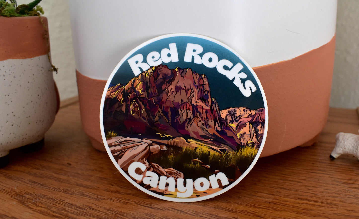 Red Rocks Canyon Sticker | National Parks Vinyl Decal