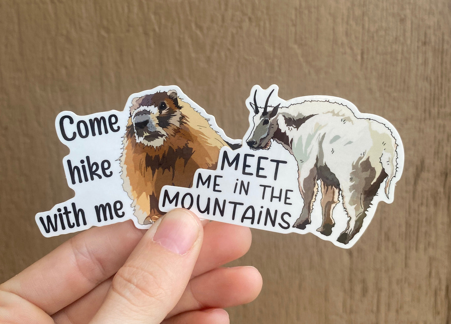 Mountain Goat Sticker Decal | Hiking Vinyl Decal