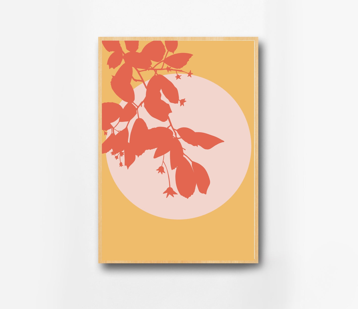Floral Graphic Print |  Minimalist Floral Print