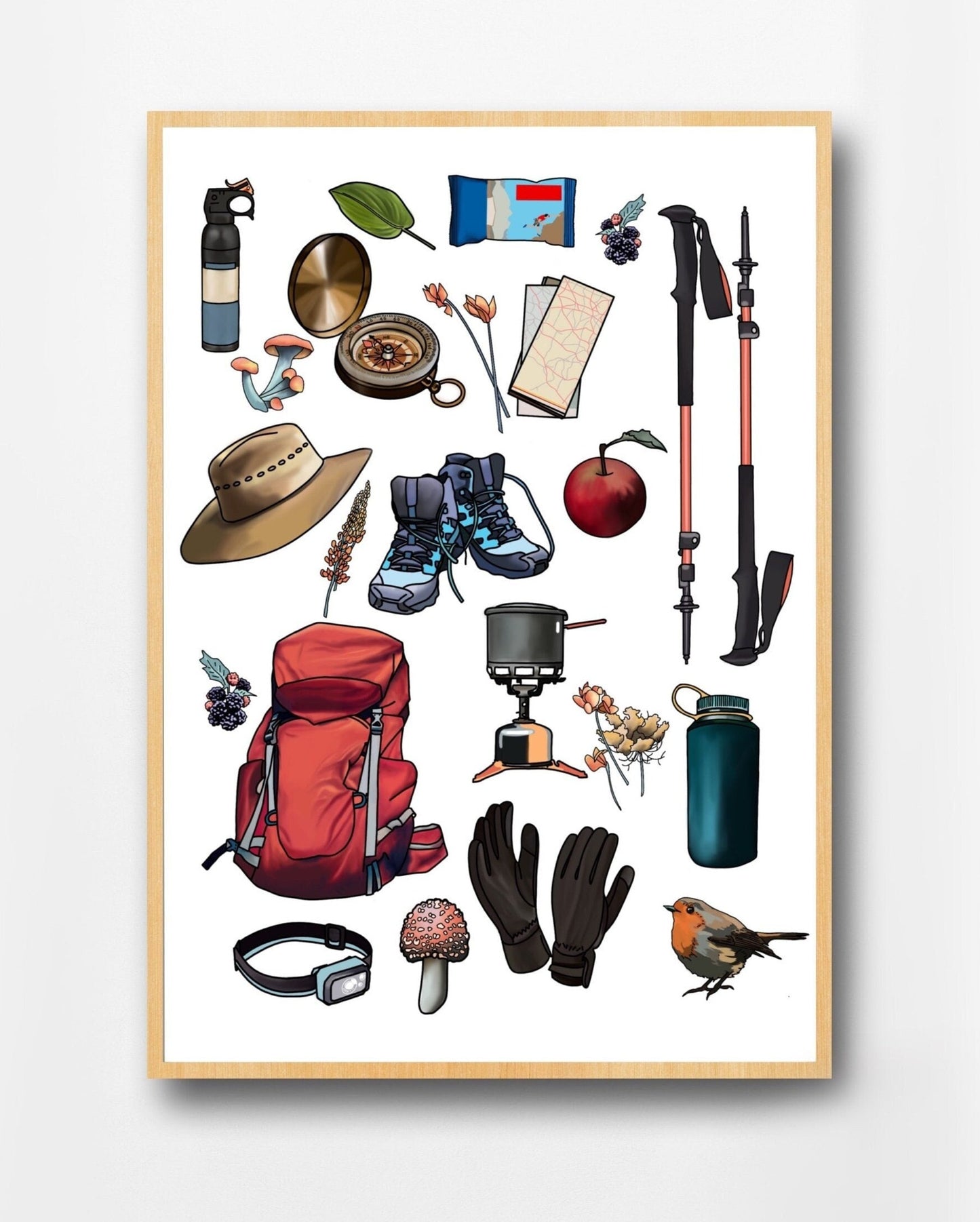 Hiking poster